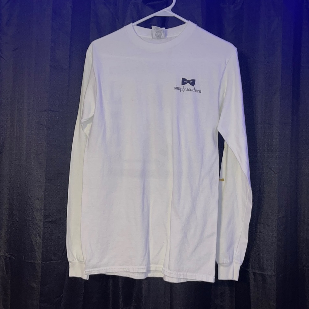 Men’s Small white simply southern Long sleeve shirt!